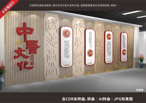 中醫(yī)文化展示展廳墻