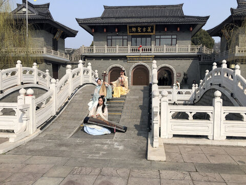 中式寺庙古建筑