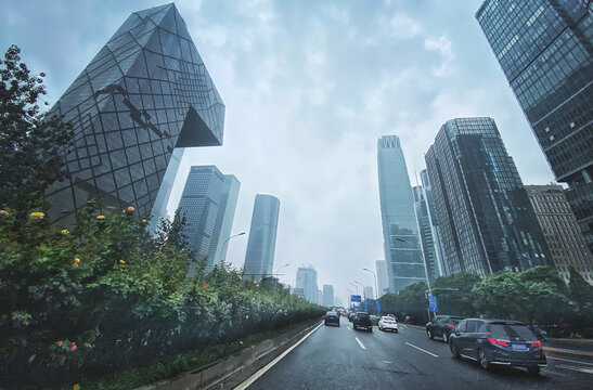 北京雨天中央电视台