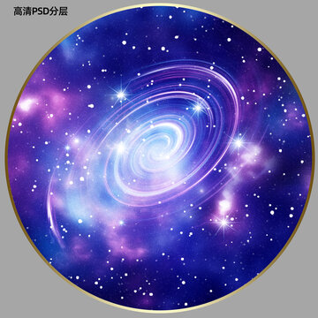 圆形星空