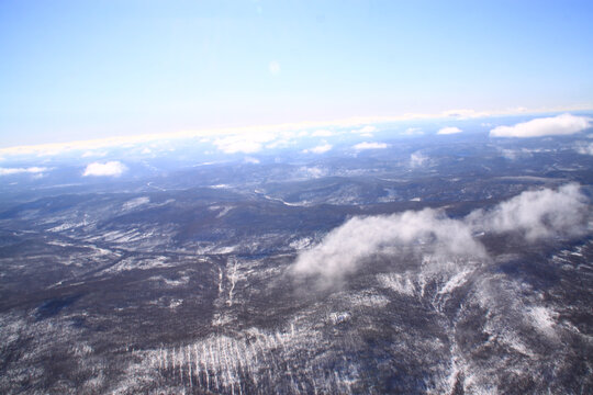 航拍山川大地