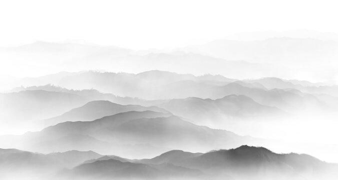 水墨山水畫