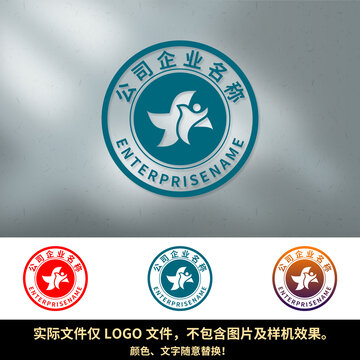 圆形医院LOGO学校LOGO