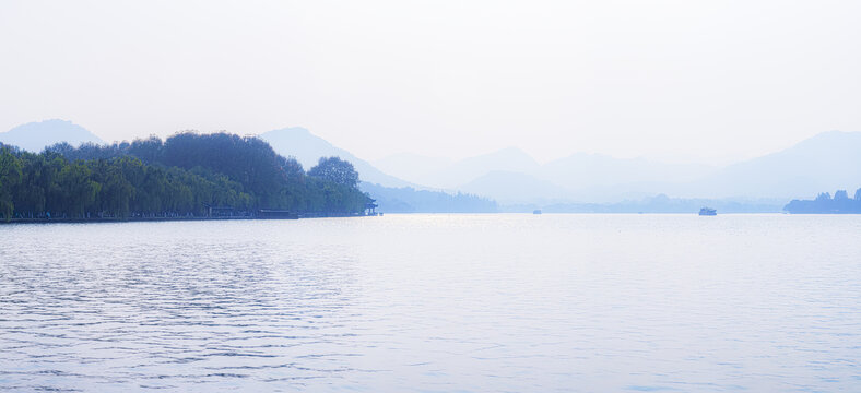 杭州西湖全景