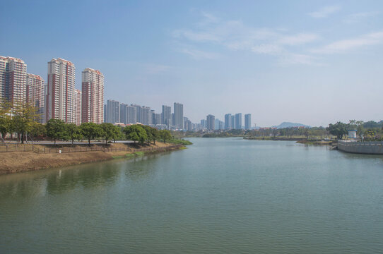 漳州湘桥湖风景