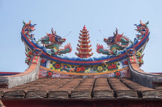 漳州华佗庙屋顶特色