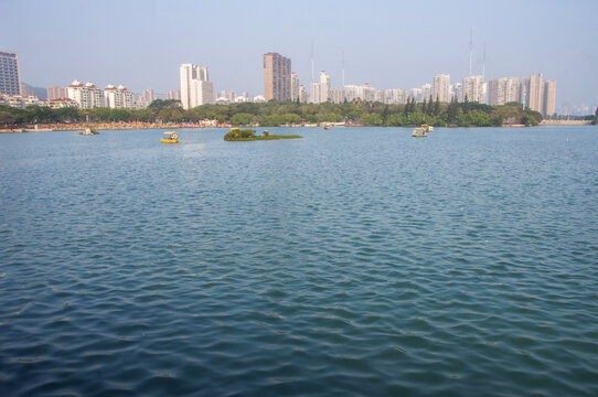 海沧湾海面