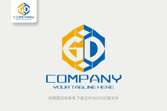 GD标志GD字母logo