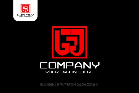 GJ标志GJ字母logo