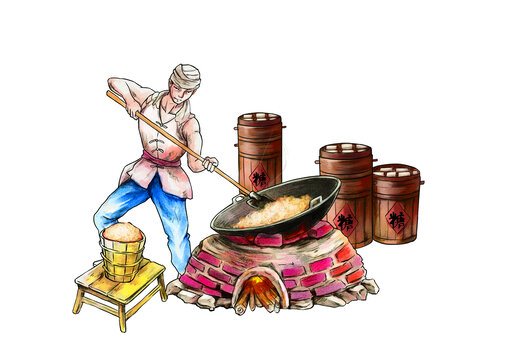 傳統(tǒng)人物插畫