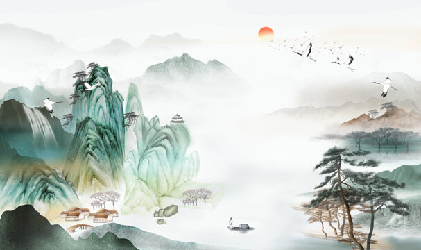 國畫山水