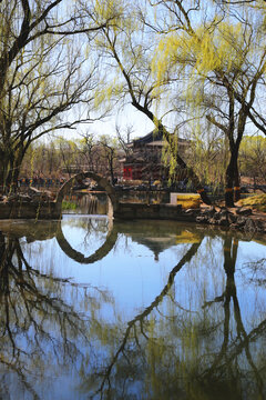 圆明园湖景