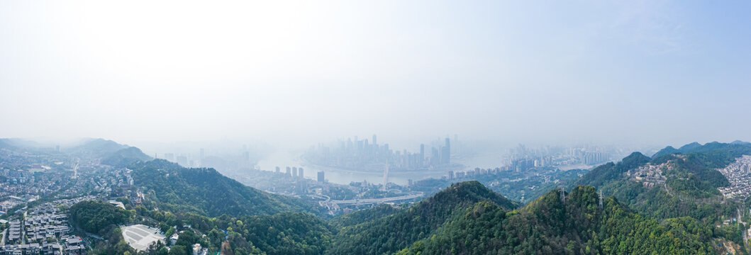 雾都重庆全景