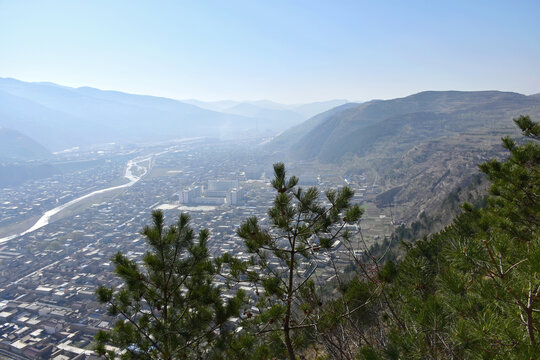 岷县城鸟瞰