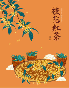 桂花红茶