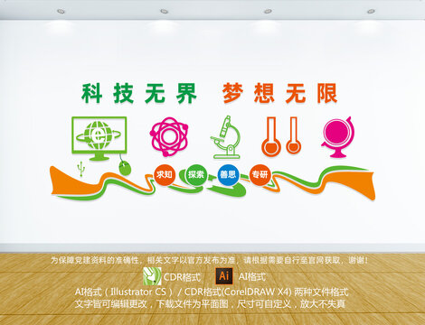 科技科學(xué)宣傳墻