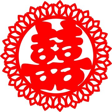 大紅喜字
