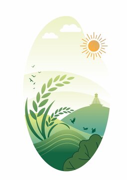 大米插畫
