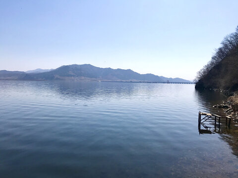 太平湾水电站远眺