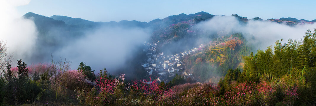 歙县卖花渔村