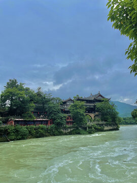 都江堰风景区岷江