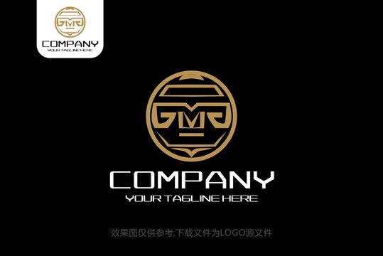 GM娱乐传播GM字母logo