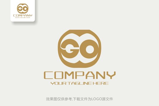 GO标志GO字母logo