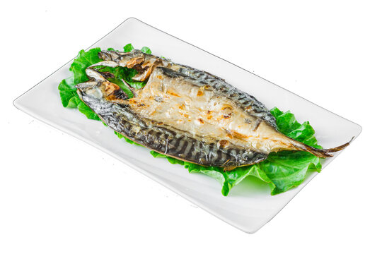 煎青花魚