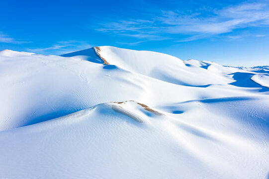 沙漠雪景