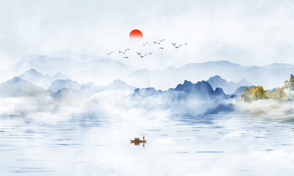 山水圖