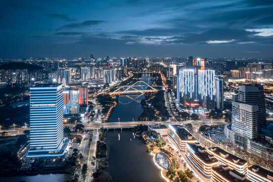 广州南沙夜景