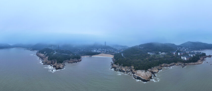 烟雨普陀山