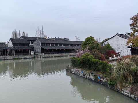 海盐县沈荡古镇贲湖老街