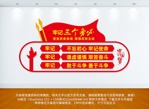 牢記三個務(wù)必