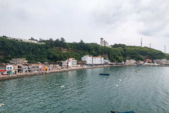 广西北海涠洲岛南湾街风光