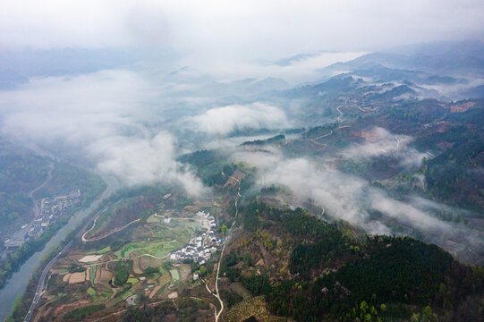 贵州荔波漳江大小七孔风景区