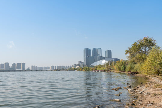 中国沈阳浑河五里河公园