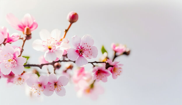 桃花素材春天高清特写