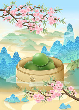 清明節(jié)青團(tuán)
