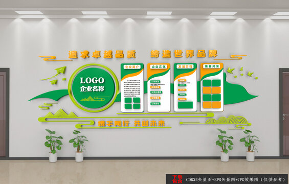 綠色企業(yè)文化墻