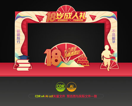 成人禮門頭