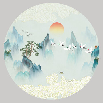 古風(fēng)山水畫