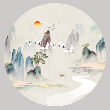 意境水墨畫