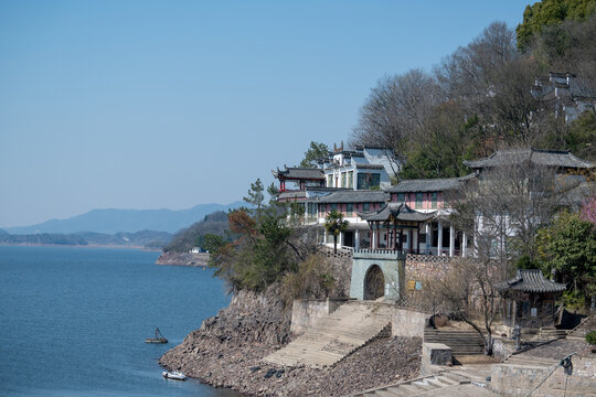 万佛湖风景区一角