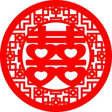古典花邊喜字