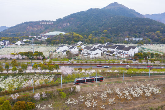 苏州市树山村有轨电车