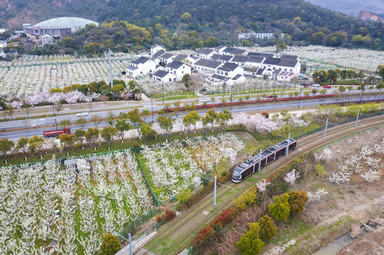 苏州市树山村有轨电车