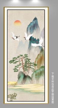玄關山水畫