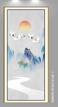 軟膜隔斷山水