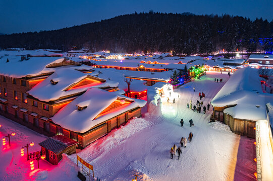 黑龙江牡丹江雪乡风景区